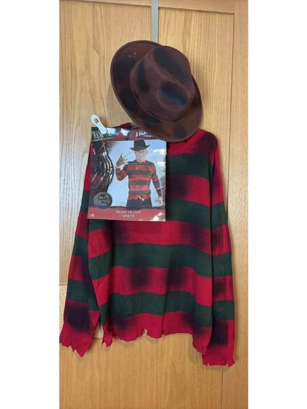 Freddy Krueger's A Nightmare On Elm Street Halloween Costume Adult Large NO MASK - Picture 1 of 6